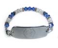 Birthstone Medical ID Bracelet "September".