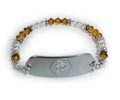 Birthstone Medical ID Bracelet "November".