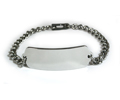 DNR Classic Stainless Steel ID Bracelet.