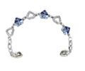 "Blue Hearts" Medical ID Bracelet for replacement. "Blue Hearts" Medical ID Bracelet for replacement.