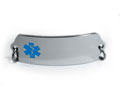 Premium Medical ID Plate with blue Emblem. Premium Medical ID Plate with blue Emblem.