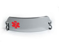 Premium Medical ID Plate with red Emblem. Premium Medical ID Plate with red Emblem.