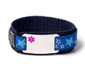 Sport Medical ID Bracelet with Pink Emblem. Size 6.5" Max. Sport Medical ID Bracelet with Pink Emblem. Size 6.5" Max.