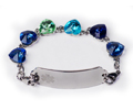 Rhinestone Medical Bracelets