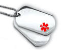 Double Medical Id Dog Tags Double Medical Id Dog Tags