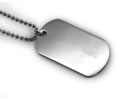 Premium Medical ID Dog Tag (12 lines engraved).