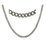 Stainless Steel Endless Curb Chain for necklaces and dog tags. Stainless Steel Endless Curb Chain for necklaces and dog tags.