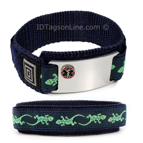 DNR Medical ID Bracelet with Rased Medical Emblem - Click Image to Close