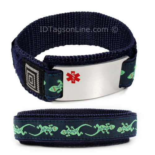 Coronavirus Patient Bracelet with colored Medical Emblem. - Click Image to Close